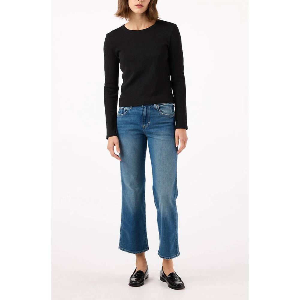NEW AMO karla crop boot jeans in dearest
